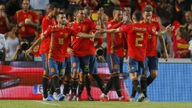 FOTO: Timnas Spanyol Bantai Kroasia di UEFA Nations League