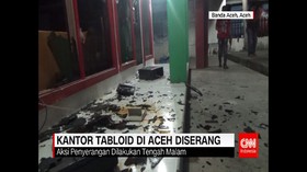Kantor Tabloid Diserang Orang Tak Dikenal