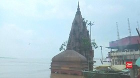 VIDEO: Hujan Tak Henti, Kota Suci Varanasi di India Tergenang