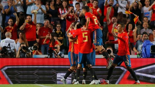 Luis Enrique mengaku puas melihat keberhasilan Spanyol menang telak atas Kroasia dengan skor 6-0 dalam lanjutan UEFA Nations League.