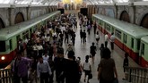 FOTO: Sepur di Bawah Tanah Korea Utara Jangan pikir Korea Utara merupakan negara yang terbelakang, karena layanan keretanya cukup mumpuni.