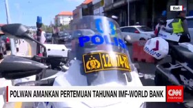 Polwan Amankan Pertemuan Tahunan IMF World Bank