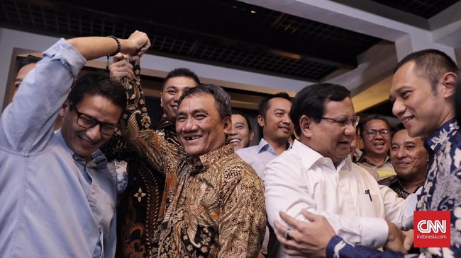 Andi mengatakan SBY sadar dalam Pilpres superstar-nya adalah Prabowo dan Sandi, berbeda dengan 'kubu sebelah' yang menjadikan Erick Thohir sebagai superstar.
