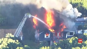 VIDEO: Ledakan Diduga Akibat Gas di Boston, 6 Orang Terluka