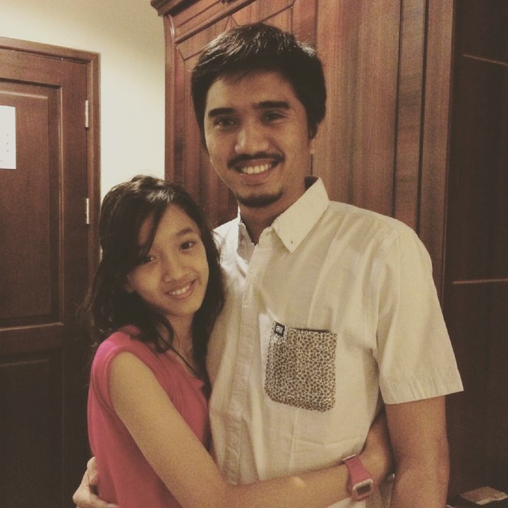 <p>Ayahnya ganteng, putrinya cantik. Klop banget! (Foto: Instagram/duta507)</p>