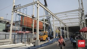 PKL Tanah Abang Dipindahkan Selama Pembangunan 'Skybridge'