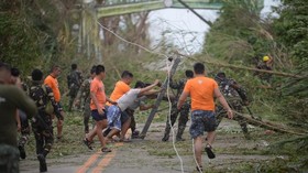 13 Orang Tewas akibat Topan Mangkhut Filipina