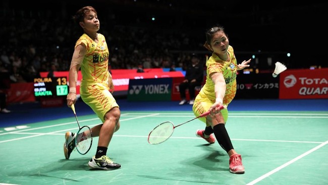 Pasangan ganda putri Greysia Polii/Apriyani Rahayu melaju ke final Malaysia Master 2019 usai mengalahkan Mitsaki Matsutomo/Ayaka Takahashi di Axiata Arena.