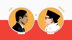 INFOGRAFIS: Prestasi dan Polemik Jokowi versus Prabowo
