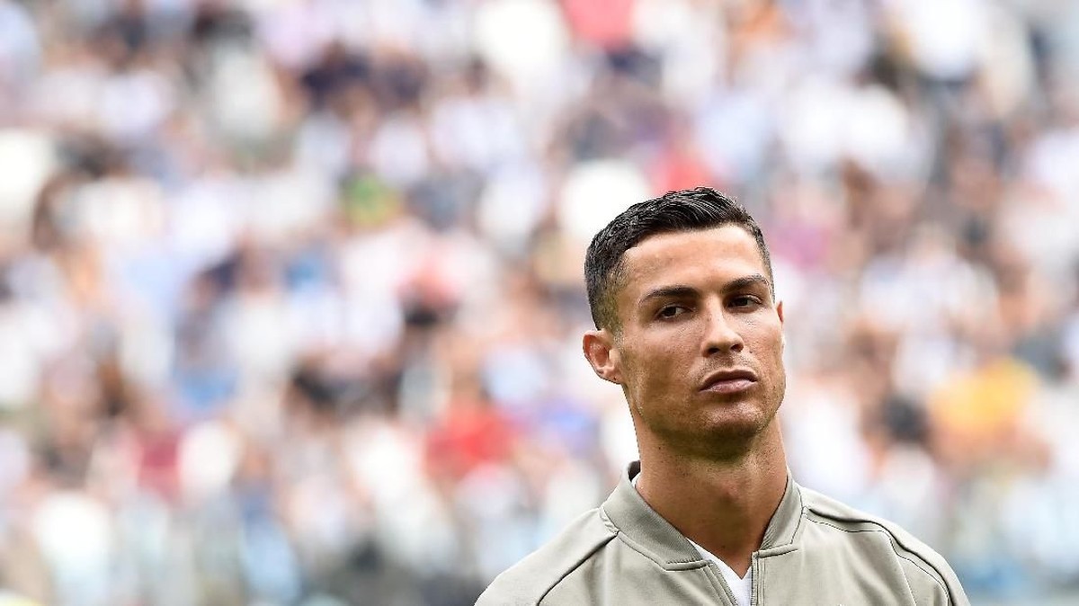 FOTO: Ronaldo Rayakan Gol Perdana di Juventus