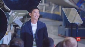 VIDEO: Miliarder Asal Jepang, Turis Pertama Keliling Bulan