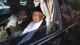 Ma'ruf Amin Kirim Donasi dan Logistik untuk Korban Gempa Palu