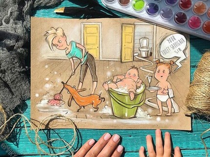 Lucu Nih, Deretan Ilustrasi yang Mewakili Perasaan Para Bunda