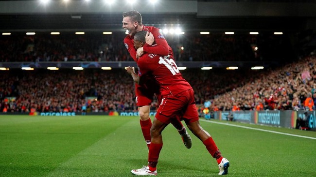 Liverpool berhasil unggul 2-1 atas Paris Saint-Germain (PSG) di babak pertama Liga Champions di Anfield, Selasa (18/9) waktu setempat.