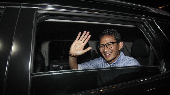 Calon Wakil Presiden Sandiaga Salahudin Uno berkunjung ke solo buat mengisi kuliah umum di Universitas Muhammadiyah Surakarta.