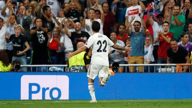 Real Madrid berhasil menaklukkan AS Roma dengan skor telak 3-0 dalam laga Liga Champions di Santiago Bernabeu.