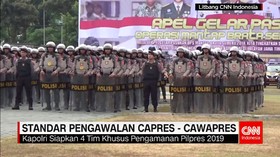 Polri Siapkan Standar Pengawalan Capres-Cawapres
