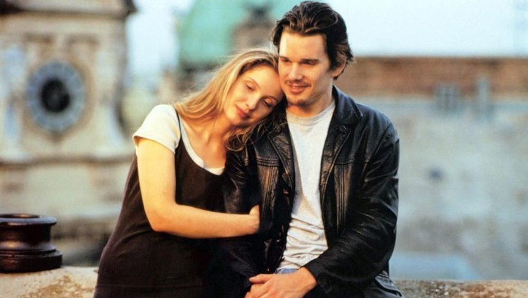 before sunrise BEFORE SUNRISE, Julie Delpy, Ethan Hawke, 1995, (c) Columbia