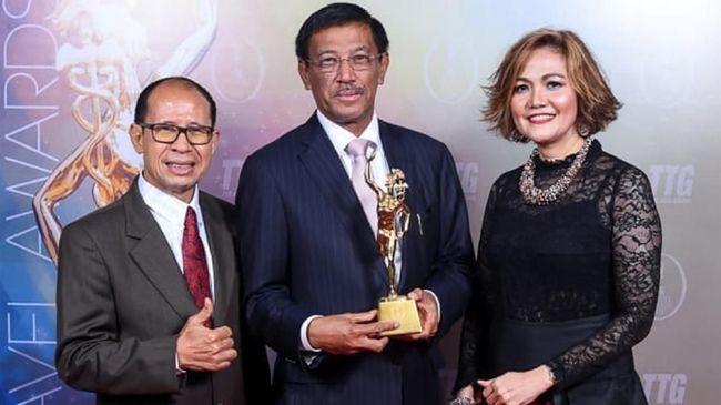 Kementerian Pariwisata (Kemenpar) secara resmi menerima penghargaan kategori The Best Ministry of Tourism.