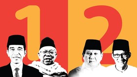 INFOGRAFIS: Jokowi-Ma'ruf Nomor 1, Prabowo-Sandi Nomor 2