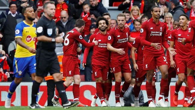 Berikut jadwal siaran langsung Southampton vs Liverpool di Stadion St Mary's menjadi pertandingan pembuka pekan ke-33 Liga Primer Inggris.
