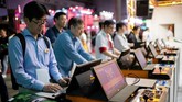 FOTO: Gejolak Gim Jadul di Tokyo Game Show Dalam Tokyo Games Show yang digelar tahun ini yang menjadi bintang penarik perhatian pengunjung ternyata adalah gim-gim jadul yang tak lagi bisa dimainkan.
