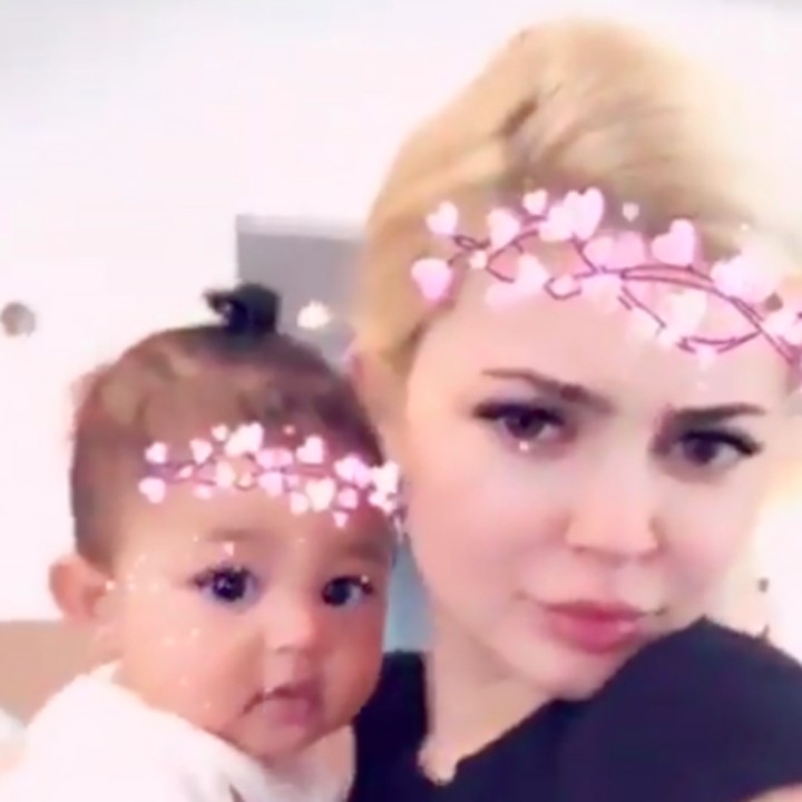 <p>Stormi mirip bundanya ya? (Foto: snapchat Kylie Jenner)  </p>