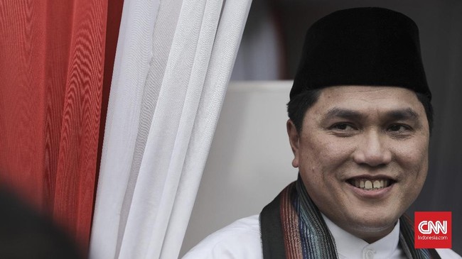 Ketua Umum TKN Erick Tohir menyebut sejak Kampanye Akbar di GBK, pihaknya sudah 'meramal' Jokowi akan menang quick count.