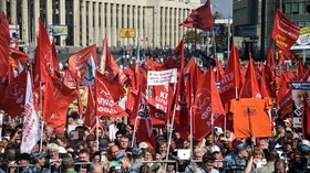 Ribuan Orang Berdemo di Moskow Tolak Peningkatan Usia Pensiun