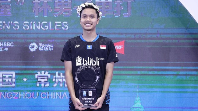 FOTO: Anthony Ginting Bikin Kejutan di China Terbuka 2018