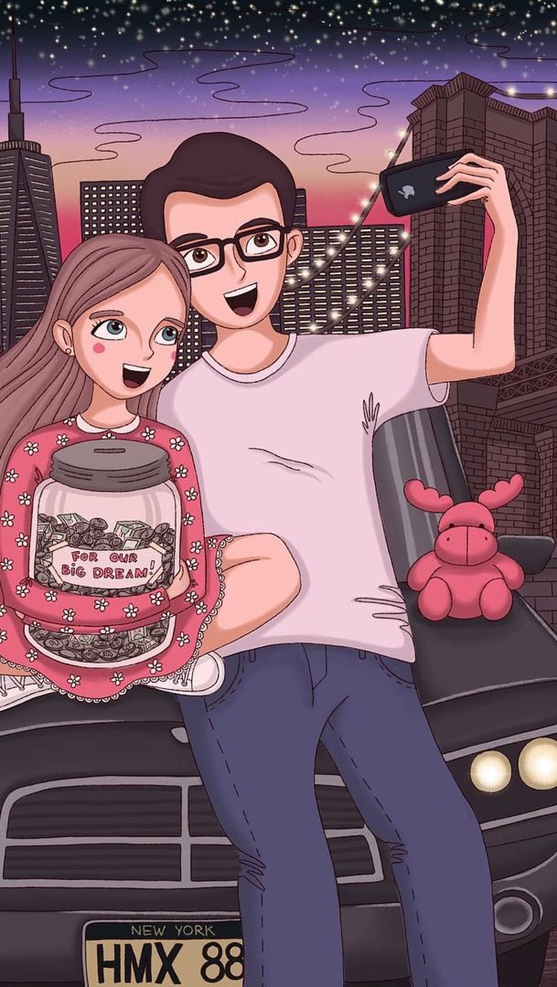 10 Ilustrasi Romantis Ini Buat Jomblo Ingin Cepat Cari Pasangan