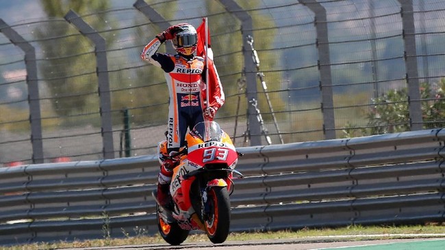 Marc Marquez berharap bisa memastikan titel juara dunia MotoGP 2018 sebelum seri terakhir di MotoGP Valencia digelar.