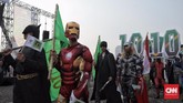 FOTO: Deklarasi Kampanye Damai Pemilu 2019 Dua pasang calon presiden dan wakil presiden membacakan deklarasi kampanye damai. Salah satu poin deklarasi adalah melaksanakan kampanye yang aman tanpa hoaks.