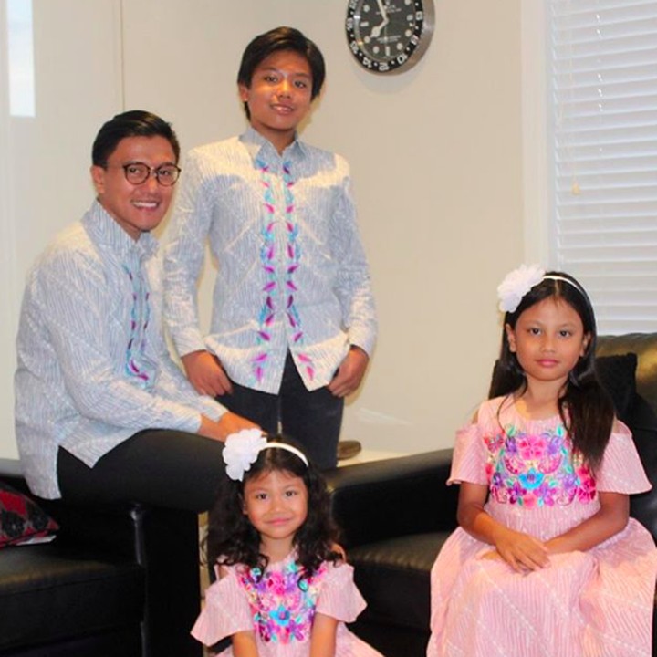 <p>Ini dia kakak dan adik yang merupakan anak dari adik Denada, Enrico Tambunan. Mereka adalah Nathan, Sydney dan Karen. (Foto: Instagram/ @enricotambunan)  </p>