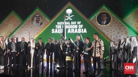 Prabowo, Anies, AHY Datang ke Perayaan HUT Arab Saudi