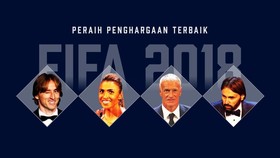 INFOGRAFIS: Peraih Penghargaan Terbaik FIFA 2018