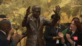 VIDEO: Patung Nelson Mandela Diresmikan di Gedung PBB