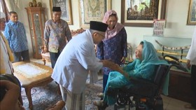 VIDEO: Ma'ruf Amin Bersyukur Didukung Keluarga Gus Dur