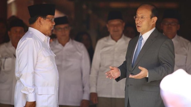 Duta Besar China untuk Indonesia Xiao Qian menemui Prabowo di Hambalang, Bogor, untuk memberikan undangan pada China National Day besok.