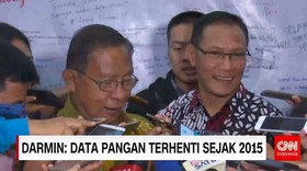 Darmin: Data Pangan Terhenti Sejak 2015