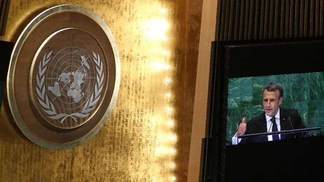 Macron 'Tekan' AS dalam Pidato Sidang PBB