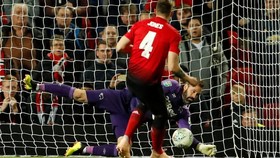 FOTO: Manchester United Tersingkir di Piala Liga