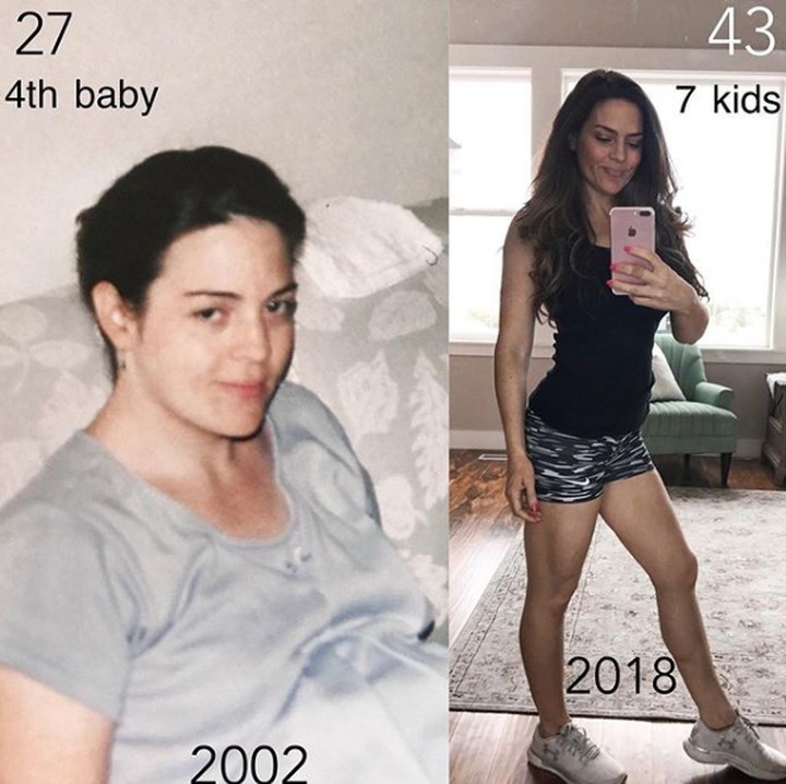 <p>Hamil anak keempat dan setelah punya anak tujuh. Seksi banget! (Foto: Instagram @jessicaenslow)</p>