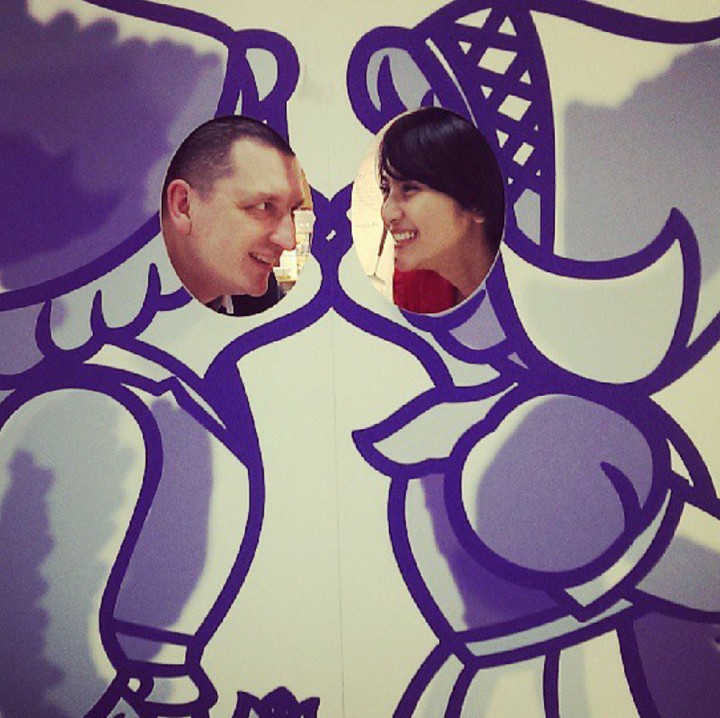 <p>Ceritanya, Maudy dan Erik lagi jadi pria dan wanita Belanda nih, he-he-he. (Foto: Instagram/ @emjkt)</p>