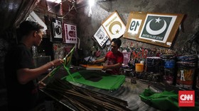 FOTO: Sablon dan Berkah Pesta Demokrasi 2019