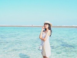 5 Potret Keseruan Gaya Liburan Annisa Aziza Liburan ke Bali