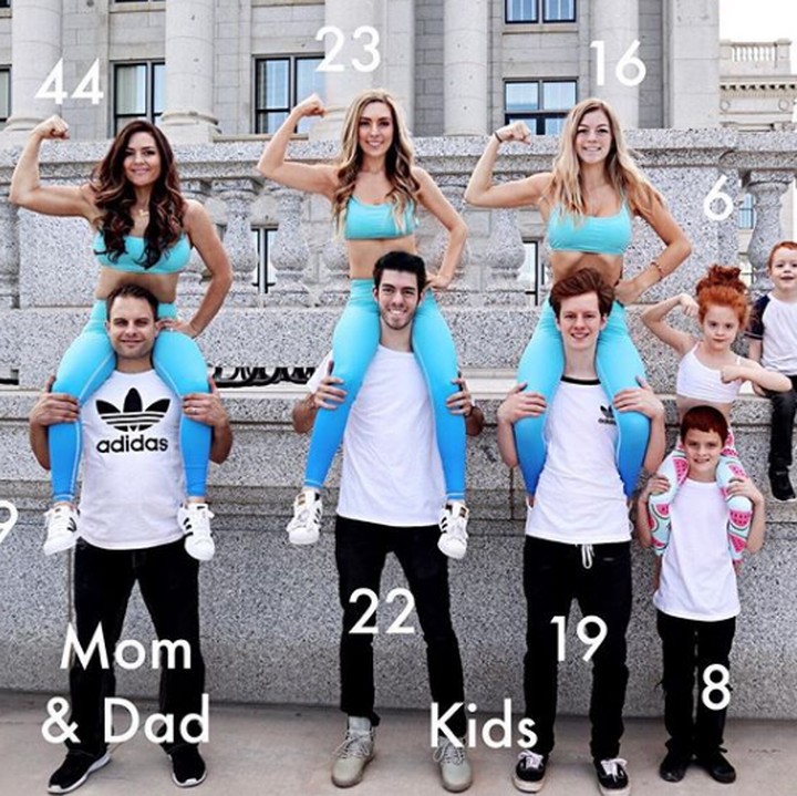 <p>Perkenalkan ini keluarga Jessica Enslow, ibu dari tujuh anak yang memotivasi para ibu untuk hidup sehat. (Foto: Instagram @jessicaenslow)</p>
