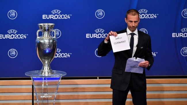 Jerman akan menjadi tuan rumah Piala Eropa 2024. Jerman berhasil menjadi tuan rumah setelah mengalahkan Turki dengan menang voting 12-4.