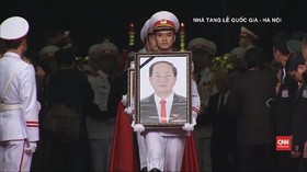 VIDEO: Presiden Vietnam Tran Dai Quang Dimakamkan