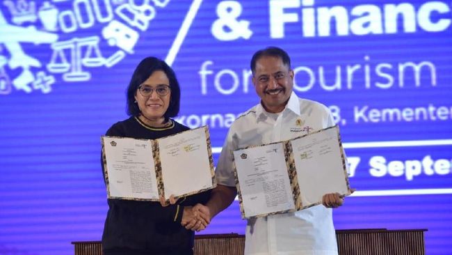 Periode Januari-Juli 2018, sektor pariwisata disebut Menkeu Sri Mulyani telah menyumbang devisa sebesar USD 9 juta.